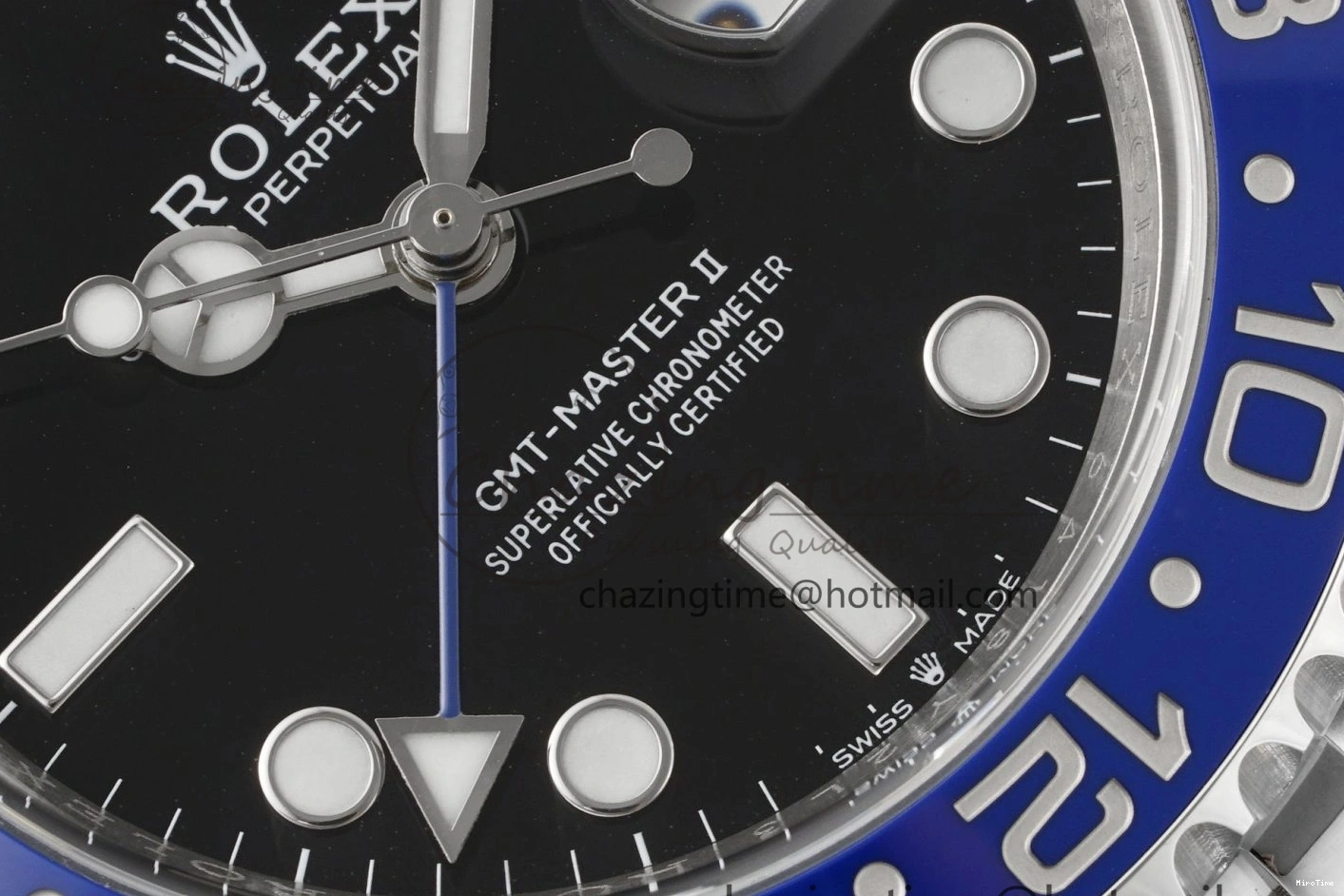 MiroTime 0107 GMT-Master II 126710 BLNR Blue Black Ceramic Clean Factory Best Edition on Jubilee Bracelet DD3285 CHS ComfortFit 1988